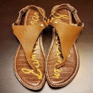 Sam Edelman Cognac Greta sandals. Size 7